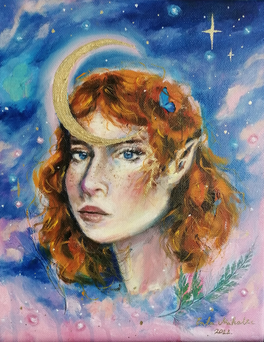 "Fairy Moon" Original Painting