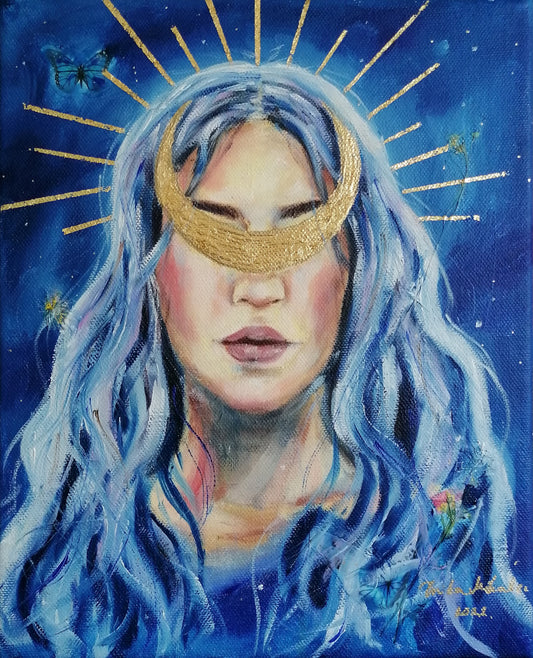 "Moon Goddess" Original Painting