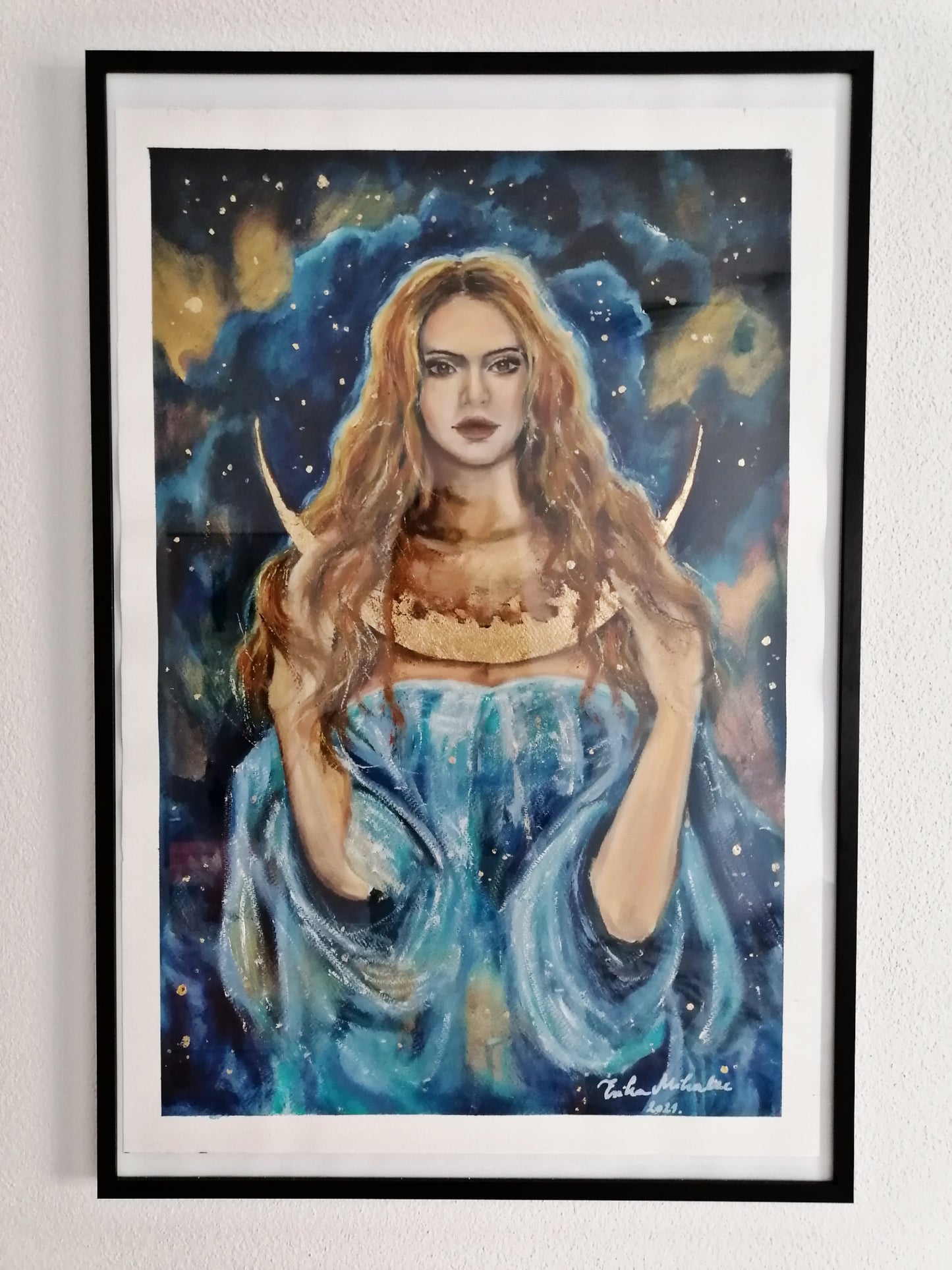 "Goddess of the Moon" Original Painting