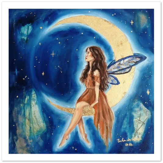 "Half Moon Fairy" Premium Matt Paper Print