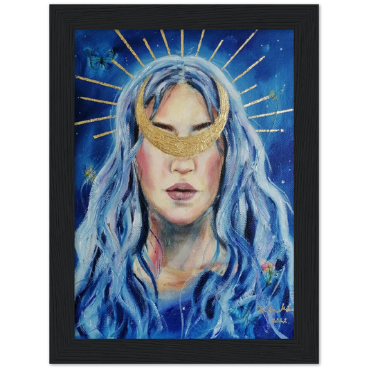 Moon Goddess Framed Poster Print